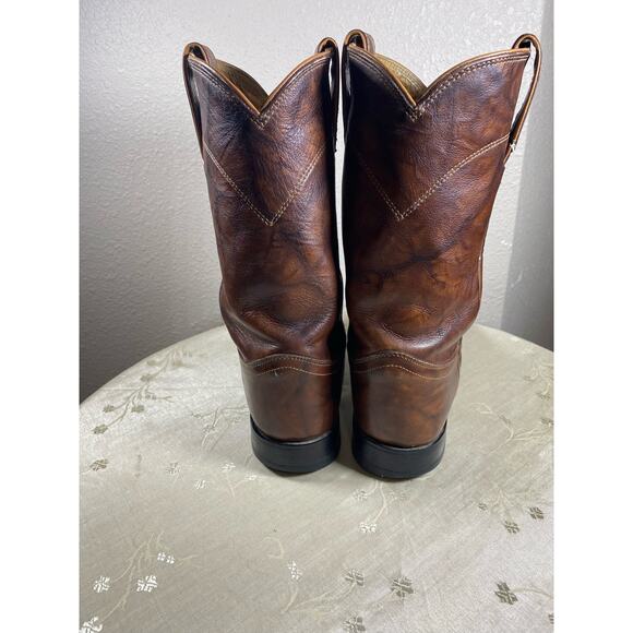 JUSTIN MEN'S CHESTNUT MARBLED DEERLITE ROPER Size 6.5 E 3163 - Picture 4 of 9